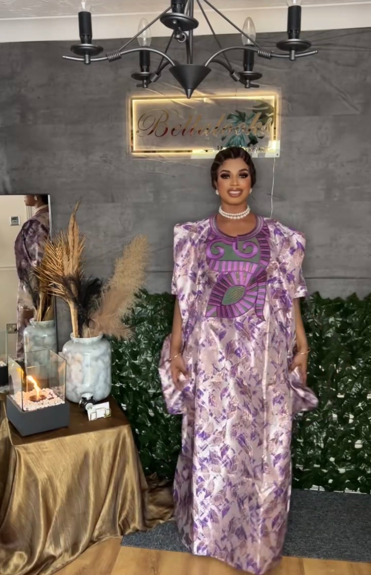 Brocado dress
